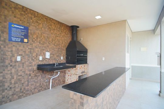Área comum - Churrasqueira de apartamento à venda com 2 quartos, 83m² em Santos Dumont, São Leopoldo