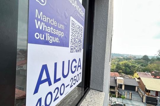 PLACA de apartamento para alugar com 2 quartos, 58m² em Dom Feliciano, Gravataí