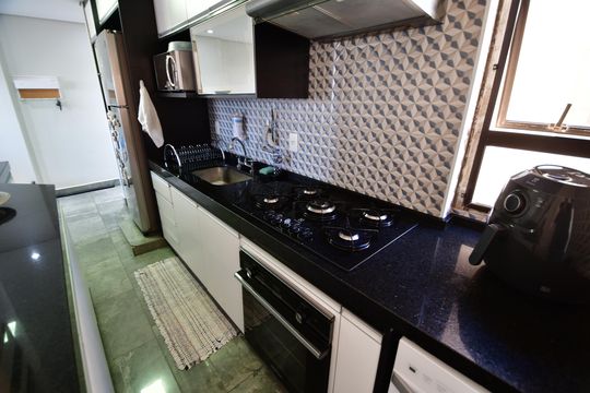 Cozinha de apartamento à venda com 3 quartos, 156m² em Vila Guararapes, Campinas