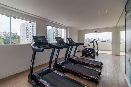 Área comum - Academia de apartamento para alugar com 2 quartos, 75m² em Camaquã, Porto Alegre