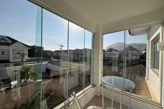 Suíte 1 - Varanda de casa de condomínio à venda com 3 quartos, 600m² em Recreio dos Bandeirantes, Rio de Janeiro
