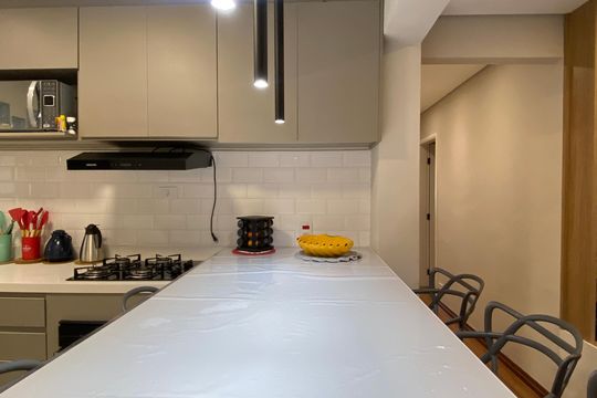 Cozinha de apartamento à venda com 3 quartos, 84m² em Vila Yara, Osasco