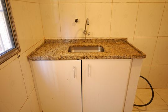 Cozinha de apartamento para alugar com 2 quartos, 43m² em São Miguel Paulista, São Paulo