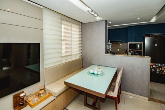 Sala de apartamento para alugar com 2 quartos, 46m² em Itapoã, Belo Horizonte