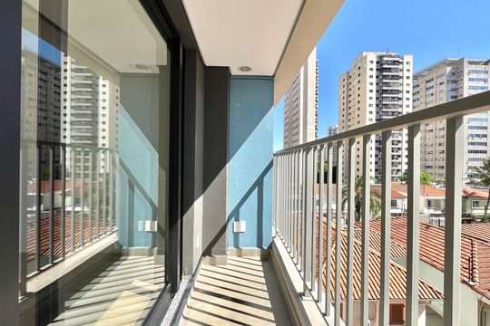 Varanda de apartamento para alugar com 1 quarto, 28m² em Vila Clementino, São Paulo