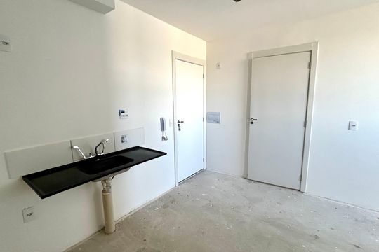 Cozinha de apartamento para alugar com 1 quarto, 35m² em Centro, Guarulhos
