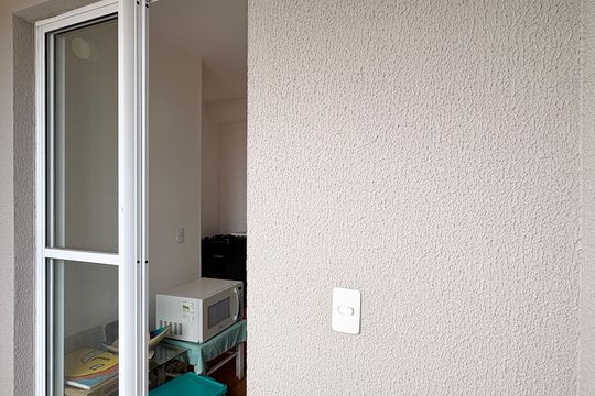 Varanda da Sala de apartamento para alugar com 1 quarto, 29m² em Chácara Inglesa, São Paulo