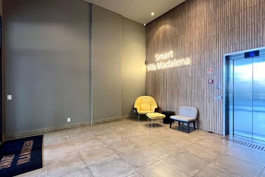 Hall de entrada de kitnet/studio para alugar com 1 quarto, 31m² em Sumarezinho, São Paulo