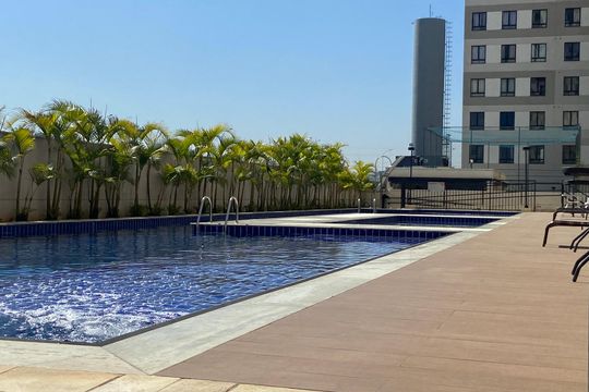 Área comum - Piscina de apartamento para alugar com 1 quarto, 36m² em Presidente Altino, Osasco