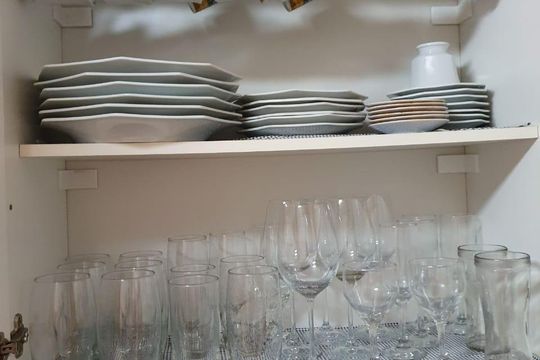 Cozinha de apartamento para alugar com 1 quarto, 60m² em Centro, Pelotas