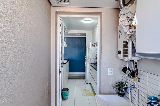 Área de Serviço de apartamento à venda com 3 quartos, 68m² em Chácara Seis de Outubro, São Paulo