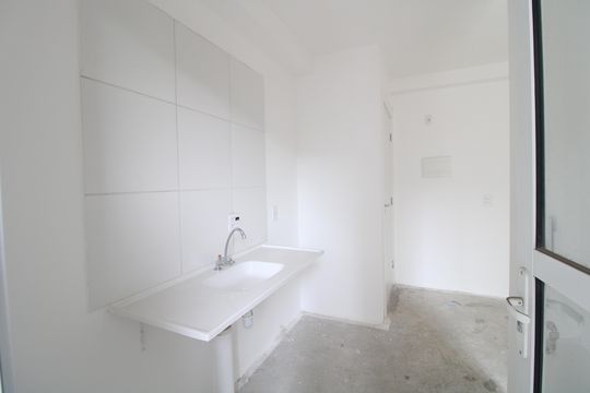 Cozinha de apartamento para alugar com 2 quartos, 43m² em Usina Piratininga, São Paulo