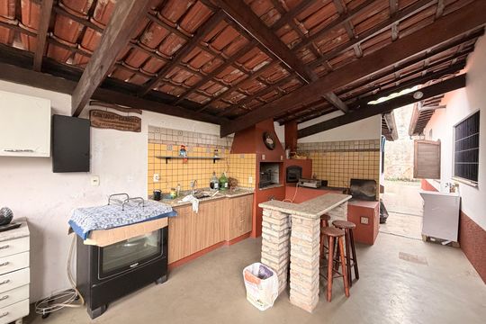 Área gourmet de casa à venda com 3 quartos, 432m² em Jardim Rosaura, Jundiaí