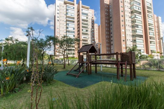 Área comum - Playground de apartamento à venda com 2 quartos, 122m² em Tamboré, Santana de Parnaíba