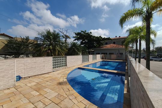 Área comum - Piscina de casa de condomínio à venda com 3 quartos, 126m² em Demarchi, São Bernardo do Campo