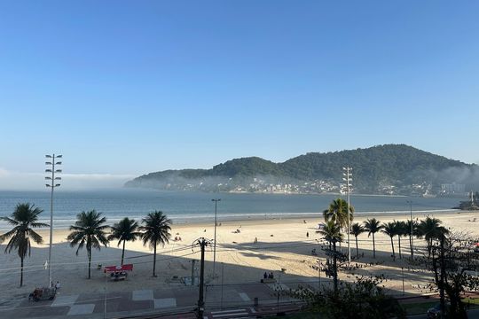 Vista do Quarto de apartamento para alugar com 1 quarto, 58m² em Centro, São Vicente