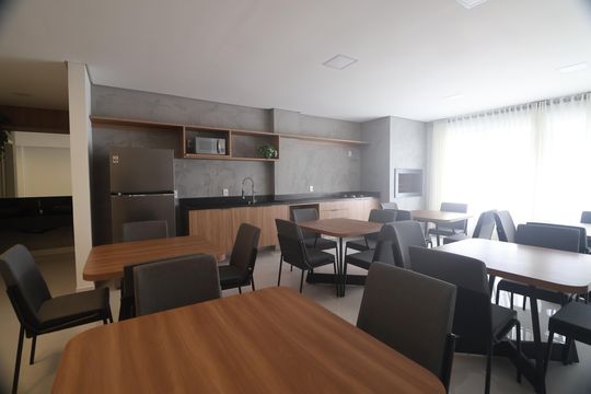 Área comum - Salão de festas de apartamento para alugar com 3 quartos, 96m² em Centro, Canoas