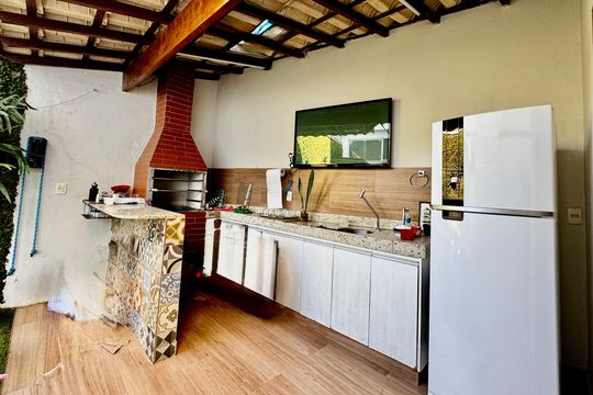 Área privativa- Espaço Gourmet de apartamento à venda com 3 quartos, 135m² em Padre Eustáquio, Belo Horizonte