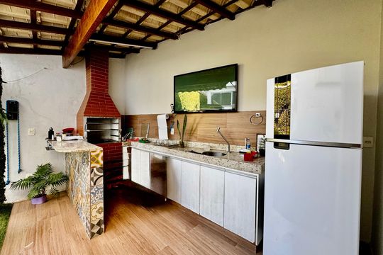 Área privativa- Espaço Gourmet de apartamento à venda com 3 quartos, 135m² em Padre Eustáquio, Belo Horizonte