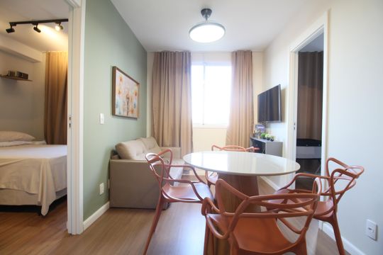 Sala de apartamento para alugar com 2 quartos, 45m² em Fazenda Morumbi, São Paulo