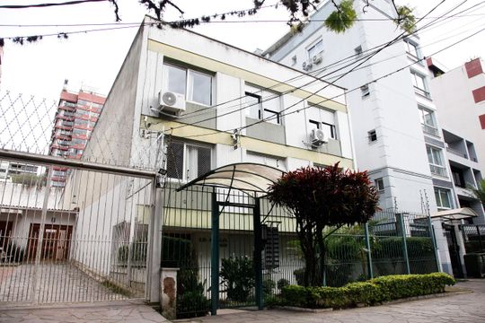 Fachada de apartamento à venda com 1 quarto, 44m² em Mont’serrat, Porto Alegre