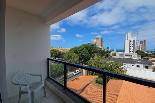 Varanda da Sala de apartamento para alugar com 1 quarto, 43m² em Federação, Salvador
