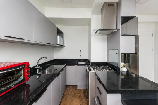 Cozinha de apartamento para alugar com 1 quarto, 39m² em Praia de Belas, Porto Alegre