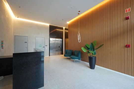 Hall de entrada de kitnet/studio para alugar com 1 quarto, 28m² em Jardim Aurelia, São Paulo