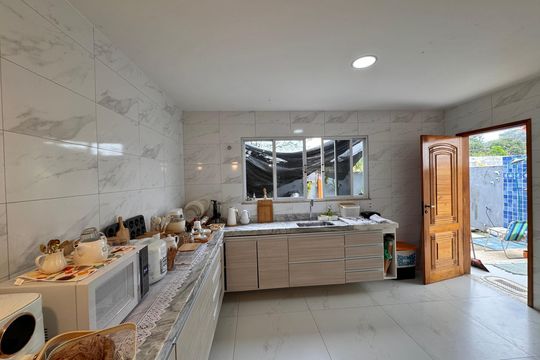Cozinha de apartamento à venda com 2 quartos, 120m² em Ilha de Guaratiba, Rio de Janeiro
