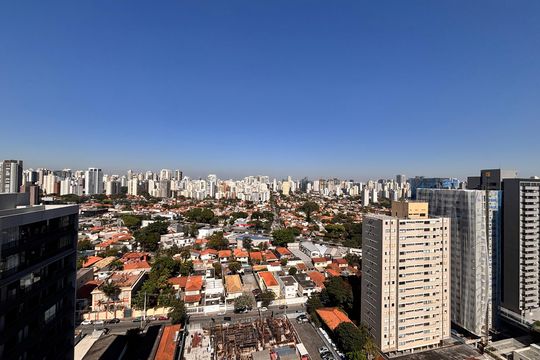 Vista de kitnet/studio para alugar com 2 quartos, 25m² em Vila Olímpia, São Paulo