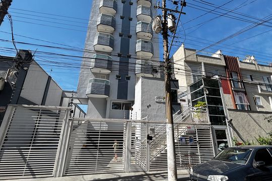 Fachada de apartamento à venda com 2 quartos, 63m² em Vila Homero Thon, Santo André