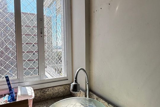 Área de Serviço de apartamento à venda com 2 quartos, 63m² em Vila Homero Thon, Santo André