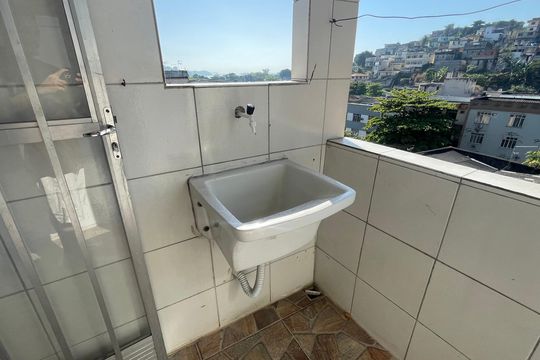 Área de Serviço de kitnet/studio para alugar com 1 quarto, 50m² em Cocotá, Rio de Janeiro