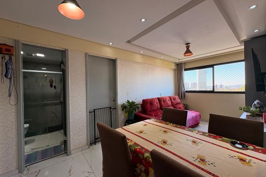 Sala de apartamento à venda com 2 quartos, 47m² em Jardim Jamaica, Santo André