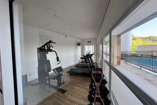 Área comum - Academia de apartamento para alugar com 2 quartos, 56m² em Roselândia, Cotia
