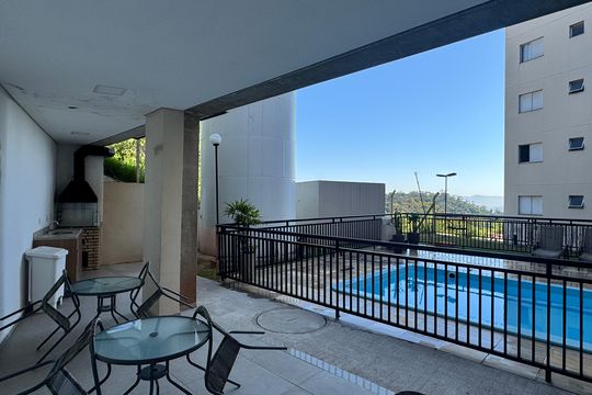 Área comum - Churrasqueira de apartamento para alugar com 2 quartos, 56m² em Roselândia, Cotia