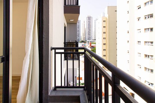 Varanda de kitnet/studio à venda com 1 quarto, 24m² em Vila Leopoldina, São Paulo