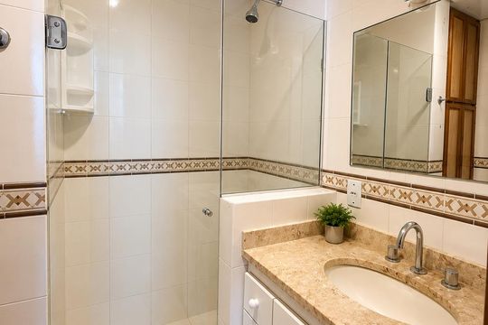 Banheiro de apartamento para alugar com 2 quartos, 179m² em Independência, Porto Alegre