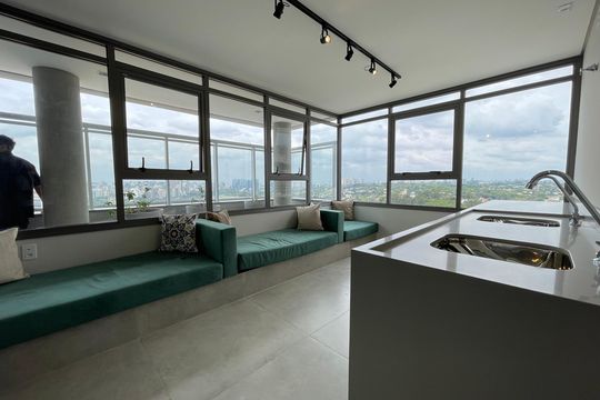 Área comum de apartamento à venda com 1 quarto, 28m² em Butantã, São Paulo