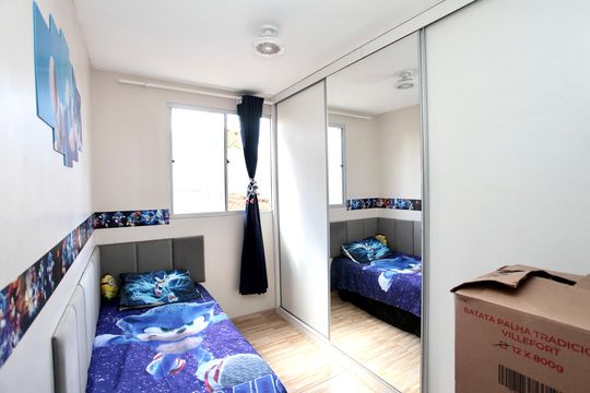 Quarto 2 de apartamento à venda com 2 quartos, 50m² em Camargos, Belo Horizonte