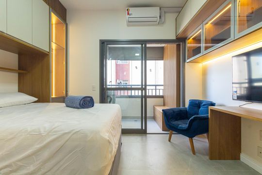 Studio de kitnet/studio para alugar com 1 quarto, 27m² em Vila Zilda, São Paulo