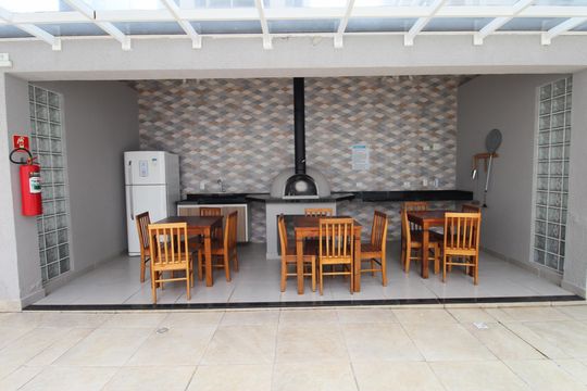 Área comum - Forno a Lenha de apartamento para alugar com 2 quartos, 77m² em Jardim Alvorada, São José dos Campos