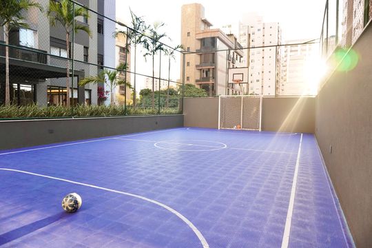 Área comum - Quadra  de apartamento para alugar com 3 quartos, 85m² em Santo Agostinho, Belo Horizonte