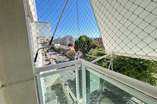 Varanda da Sala de apartamento para alugar com 2 quartos, 65m² em Campinho, Rio de Janeiro