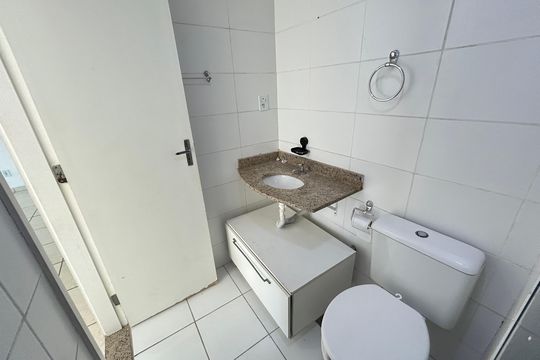 Banheiro Social de apartamento para alugar com 2 quartos, 65m² em Campinho, Rio de Janeiro