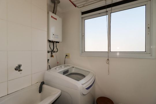 Área de Serviço de apartamento à venda com 2 quartos, 72m² em Vila Camilópolis, Santo André