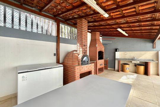 Área comum - Churrasqueira de apartamento para alugar com 2 quartos, 54m² em Vila Guarani, São Paulo
