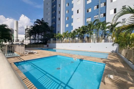Área externa de apartamento para alugar com 2 quartos, 47m² em Parque Campolim, Sorocaba