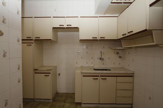 Cozinha de kitnet/studio para alugar com 1 quarto, 51m² em Funcionários, Belo Horizonte