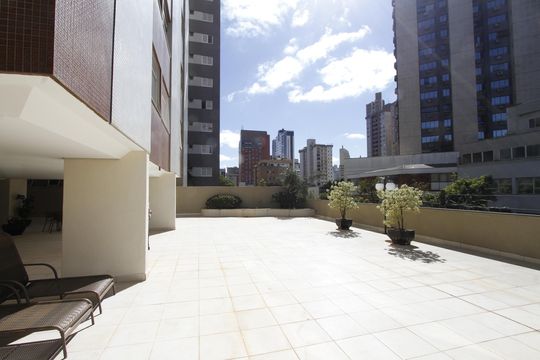 Área comum de kitnet/studio para alugar com 1 quarto, 51m² em Funcionários, Belo Horizonte